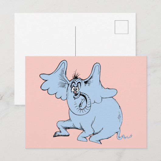 Dr. Seuss | Horton & de Speck van Dust Briefkaart (Voorkant / Achterkant)