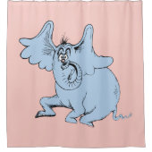 Dr. Seuss | Horton & de Speck van Dust Douchegordijn (Voorkant)