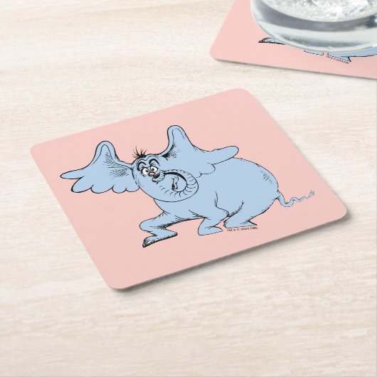 Dr. Seuss | Horton & de Speck van Dust Kartonnen Onderzetters (Schuin)