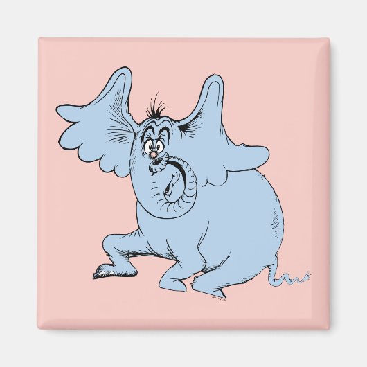 Dr. Seuss | Horton & de Speck van Dust Magneet (Voorkant)