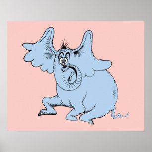Dr. Seuss Horton & de Speck van Dust Poster
