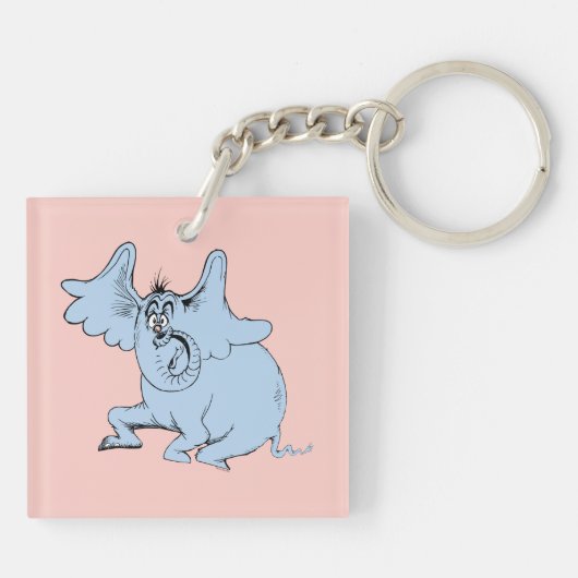 Dr. Seuss | Horton & de Speck van Dust Sleutelhanger (Achterkant)