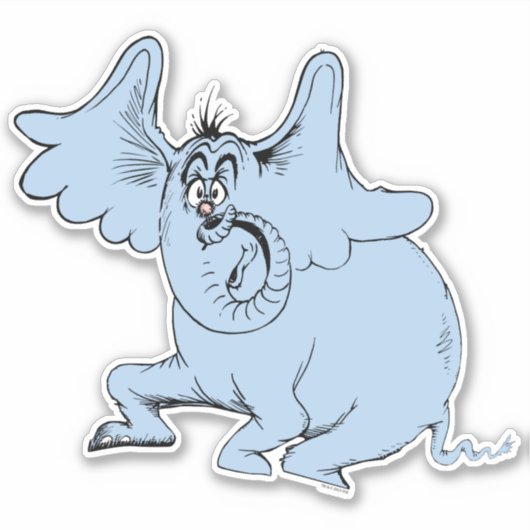 Dr. Seuss | Horton & de Speck van Dust Sticker (Voorkant)