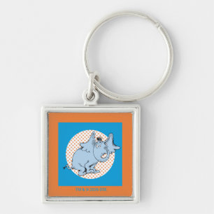 Dr. Seuss Horton Hears A Who Oranje Stippen Sleutelhanger