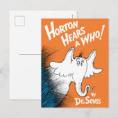 Dr. Seuss | Horton Hears A Who the Book Briefkaart (Voorkant / Achterkant)