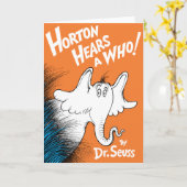 Dr. Seuss | Horton Hears A Who the Book Kaart (Gele Bloem)