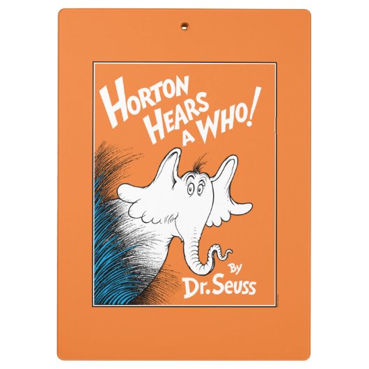 Dr. Seuss | Horton Hears A Who the Book Klembord (Achterkant)