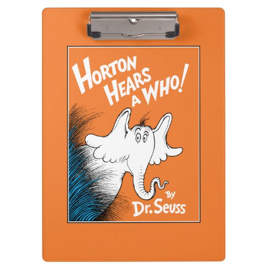 Dr. Seuss | Horton Hears A Who the Book Klembord (Voorkant)