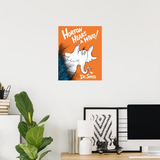 Dr. Seuss | Horton Hears A Who the Book Poster (Thuiskantoor)