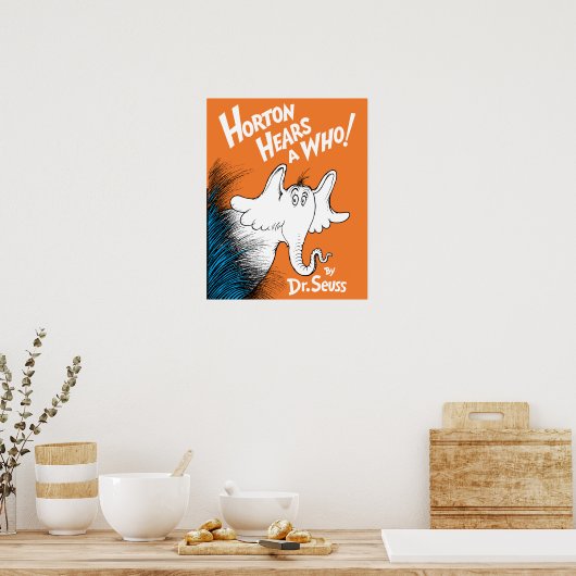 Dr. Seuss | Horton Hears A Who the Book Poster (Keuken)