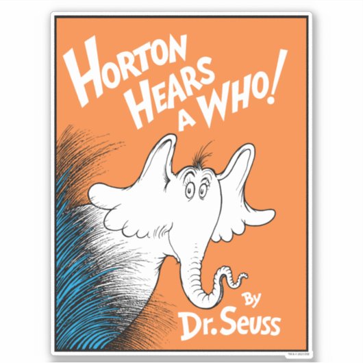 Dr. Seuss | Horton Hears A Who the Book Sticker (Voorkant)