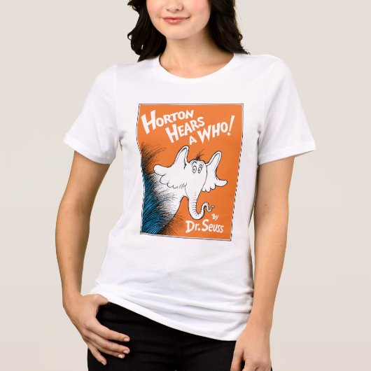 Dr. Seuss | Horton Hears A Who the Book Tri-Blend Shirt (Voorkant)