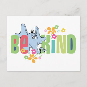 Dr. Seuss Horton Hears A Who   Wees aardig Briefkaart