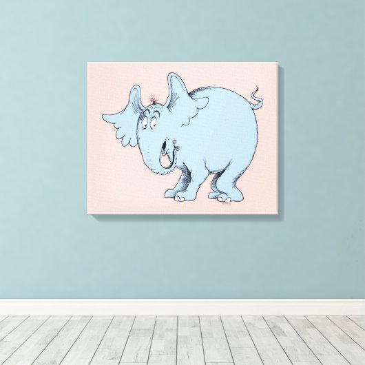 Dr. Seuss | Horton Hears Canvas Afdruk (Insitu (Houten vloer))