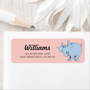 Dr. Seuss Horton Hears Etiket