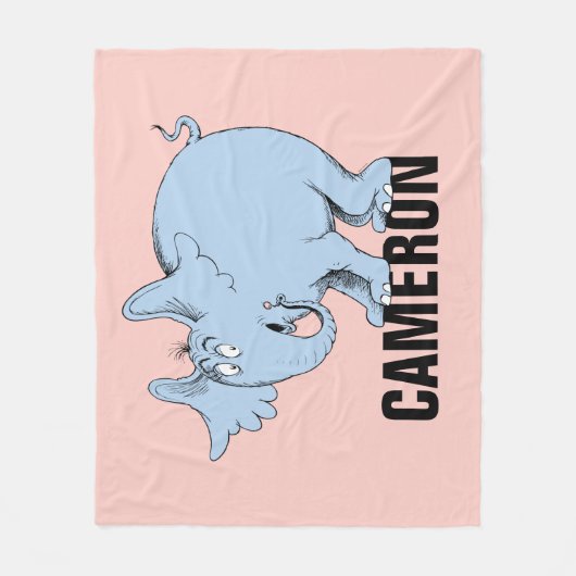 Dr. Seuss | Horton Hears Fleece Deken (Voorkant)