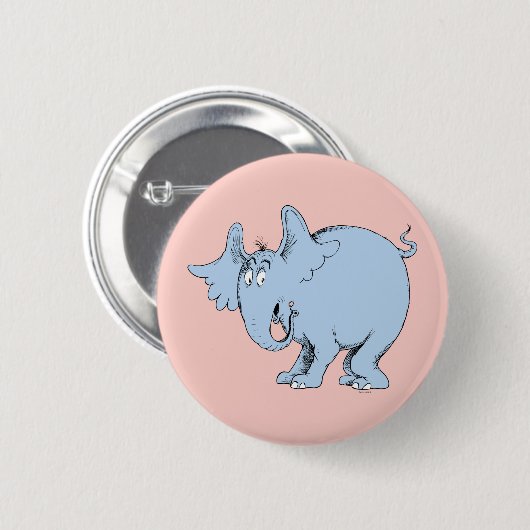 Dr. Seuss | Horton Hears Ronde Button 5,7 Cm (Voorkant /achterkant)