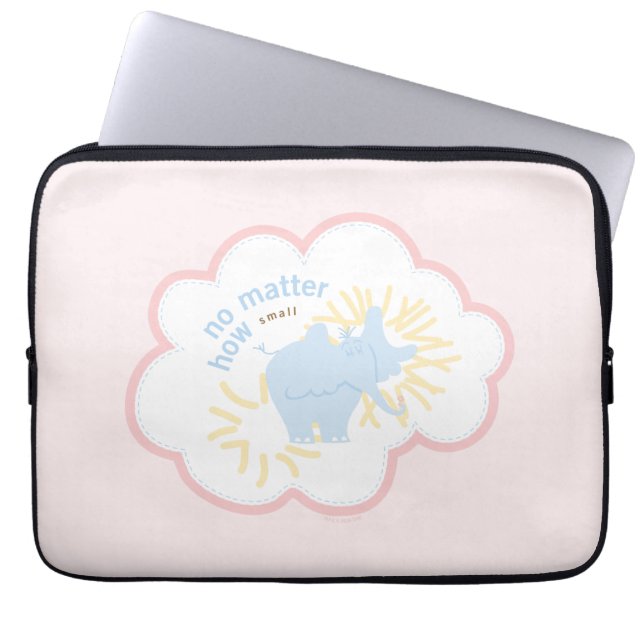 Dr. Seuss Horton | Hoe klein dan ook Laptop Sleeve (Voorkant)