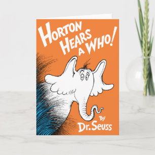 Dr. Seuss   Horton hoort een Wie het Boek Kaart