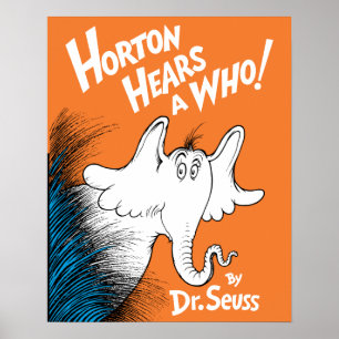 Dr. Seuss   Horton hoort een Wie! het Boek Poster