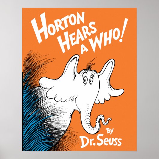 Dr. Seuss | Horton hoort een Wie! het Boek Poster (Voorkant)