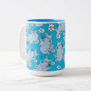 Dr. Seuss Horton hoort een Wie Tweekleurige Koffiemok