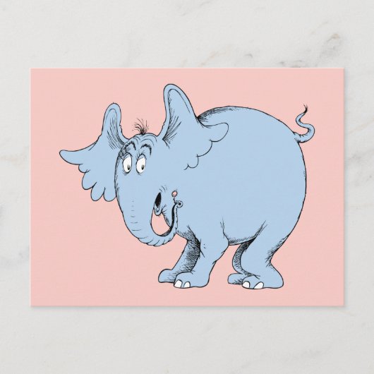 Dr. Seuss | Horton hoort Wie Briefkaart (Voorkant)