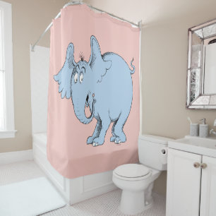 Dr. Seuss Horton hoort Wie Douchegordijn
