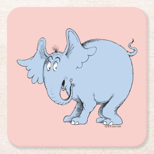 Dr. Seuss | Horton hoort Wie Kartonnen Onderzetters (Voorkant)