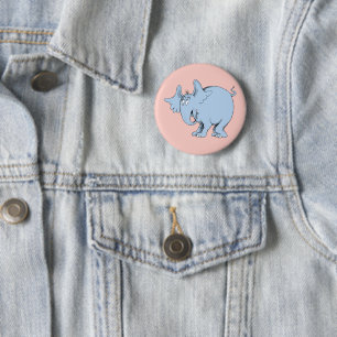 Dr. Seuss   Horton hoort Wie Ronde Button 5,7 Cm