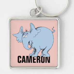 Dr. Seuss Horton hoort Wiezen Sleutelhanger