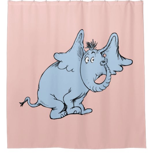 Dr. Seuss | Horton Side Look Douchegordijn (Voorkant)