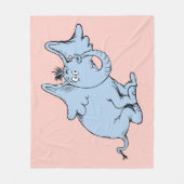 Dr. Seuss | Horton Side Look Fleece Deken (Voorkant)