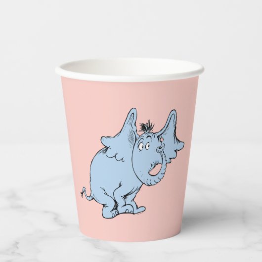 Dr. Seuss | Horton Side Look Papieren Bekers (Voorkant)