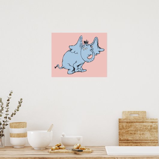 Dr. Seuss | Horton Side Look Poster (Keuken)