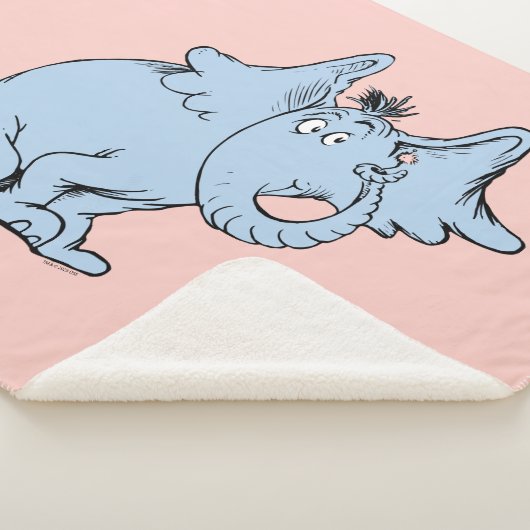Dr. Seuss | Horton Side Look Sherpa Deken (3/4)