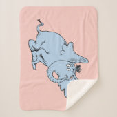 Dr. Seuss | Horton Side Look Sherpa Deken (Voorkant)