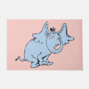 Dr. Seuss Horton Zijaanzicht Deurmat