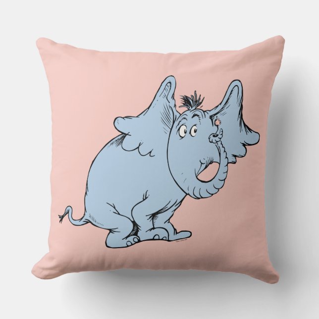 Dr. Seuss | Horton Zijaanzicht Kussen (Voorkant)