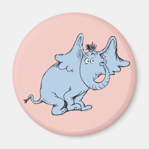 Dr. Seuss Horton Zijaanzicht Magneet