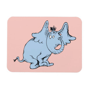 Dr. Seuss Horton Zijaanzicht Magneet