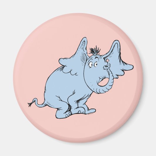 Dr. Seuss | Horton Zijaanzicht Magneet (Voorkant)