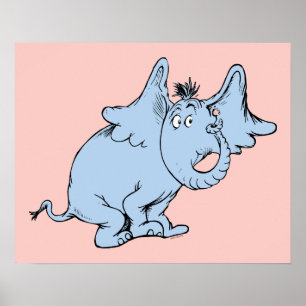 Dr. Seuss Horton Zijaanzicht Poster