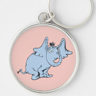 Dr. Seuss   Horton Zijaanzicht Sleutelhanger