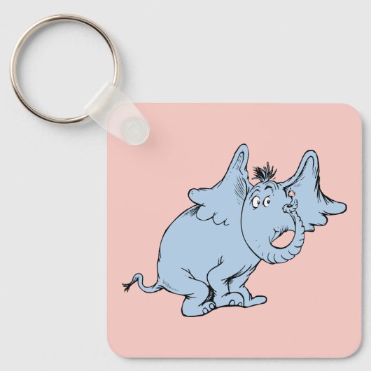 Dr. Seuss | Horton Zijaanzicht Sleutelhanger (Voorkant)