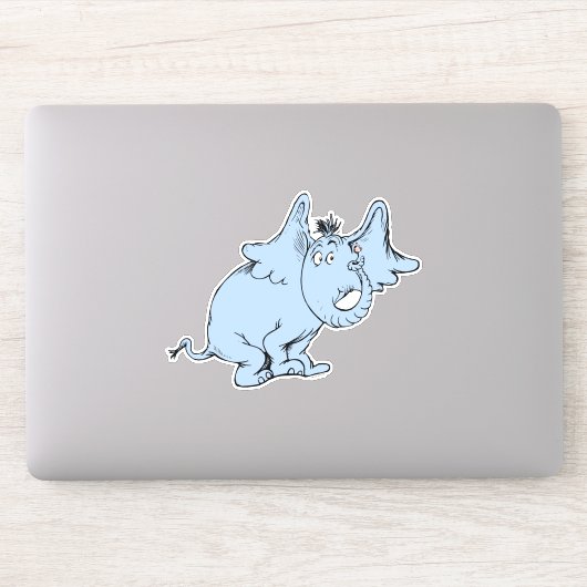Dr. Seuss | Horton Zijaanzicht Sticker (Computer)