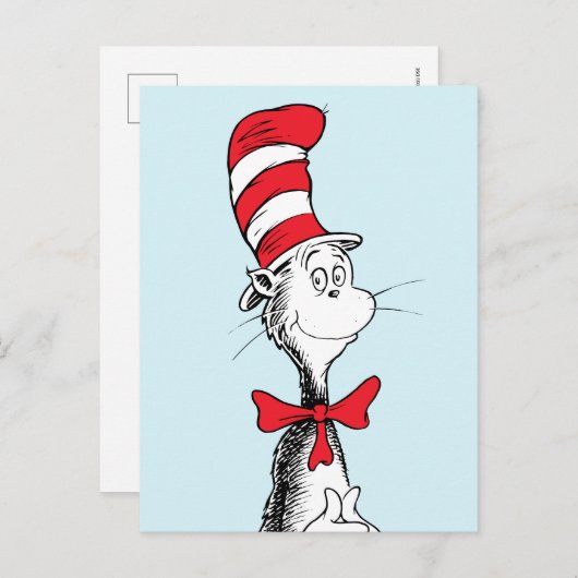Dr. Seuss I Cat in het Pet Staande Tall Briefkaart (Voorkant / Achterkant)