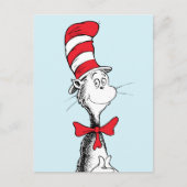 Dr. Seuss I Cat in het Pet Staande Tall Briefkaart (Voorkant)