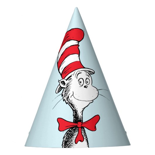 Dr. Seuss I Cat in het Pet Staande Tall Feesthoedjes (Voorkant)