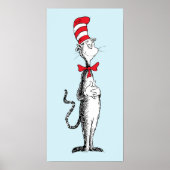 Dr. Seuss I Cat in het Pet Staande Tall Poster (Voorkant)